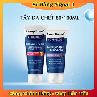Tẩy da chết Compliment No Problem với BHA giúp da láng mịn, giảm mụn, mờ thâm 80ml/ 150ml của Nga
