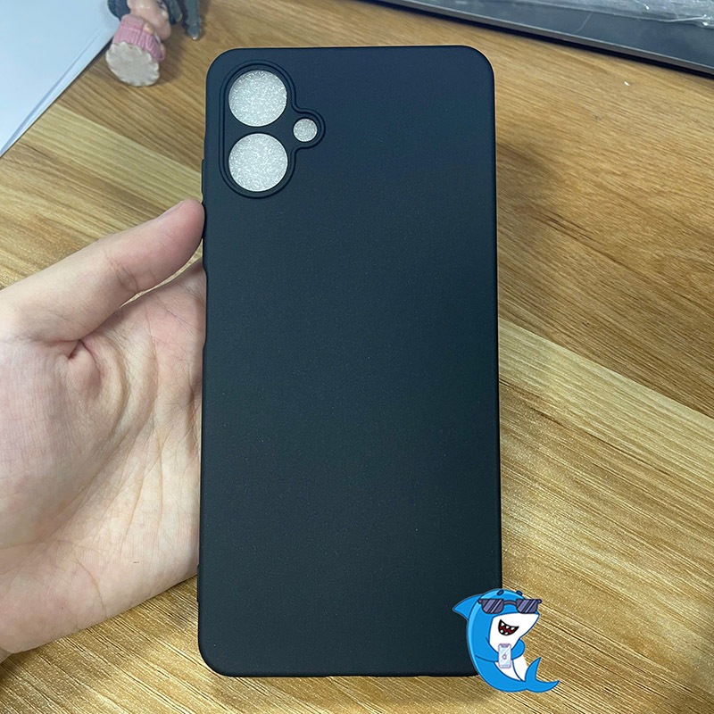 Ốp lưng Samsung A06 4G 5G viền vuông nhựa dẻo tpu đen bảo vệ cam điện thoại bibi glass