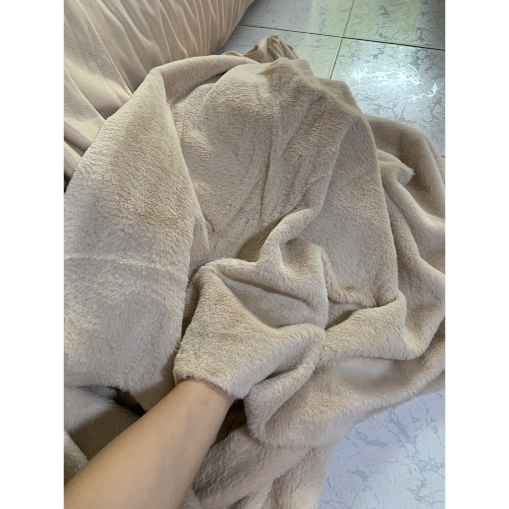 Thảm lông trải bàn Trang điểm - Thảm lông lót bàn trang điểm - Thảm lông lót tủ điện thoại