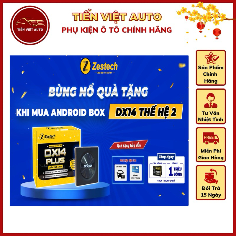 Zestech DX14 PLUS thế hệ 2 - Android box ô tô cấu hình siêu mạnh RAM ...