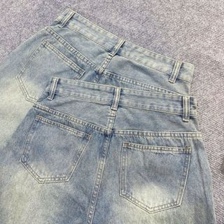 Quần jean bigsize nữ ống xuông form chuẩn cạp cao tôn dáng che khuyết điểm màu sắc hottrend dễ phối đồ - Q547