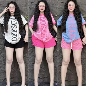 Đồ bộ nữ thun cotton su đùi mặc nhà, set đồ nữ mặc nhà mùa hè dành cho nữ - HT1204 Set đồ nữ đi chơi