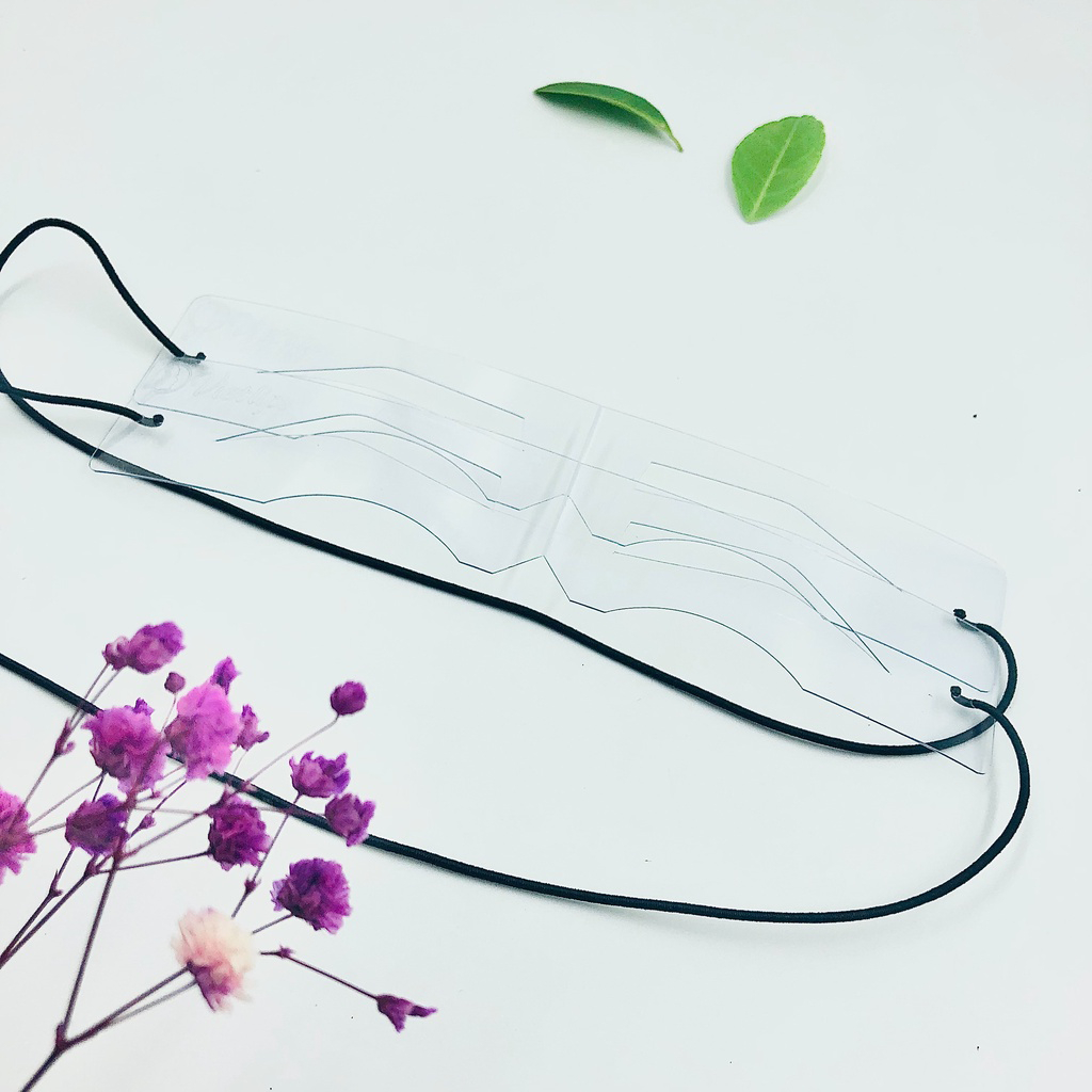 Bộ Khung Vẽ Chân Mày 5 Dáng Vietlip - Khung Chân mày