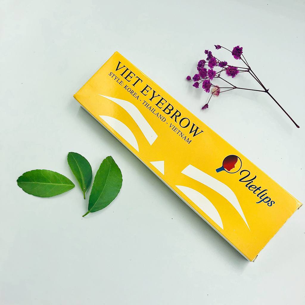 Bộ Khung Vẽ Chân Mày 5 Dáng Vietlip - Khung Chân mày