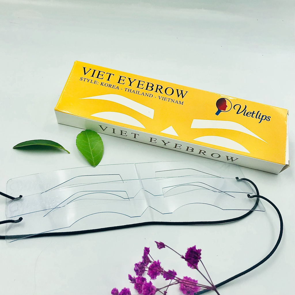 Bộ Khung Vẽ Chân Mày 5 Dáng Vietlip - Khung Chân mày