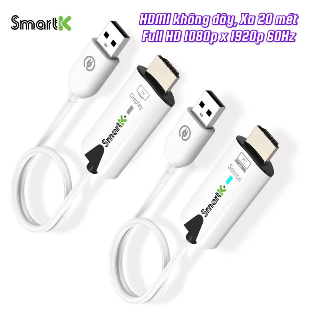 HDMI không dây HDMI không dây SmartK Full HD (1920×1080/60p)