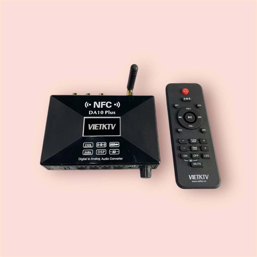 Bộ giải mã âm thanh VietKTV DA10 Plus | Chính Hãng | Bảo hành 12 Tháng