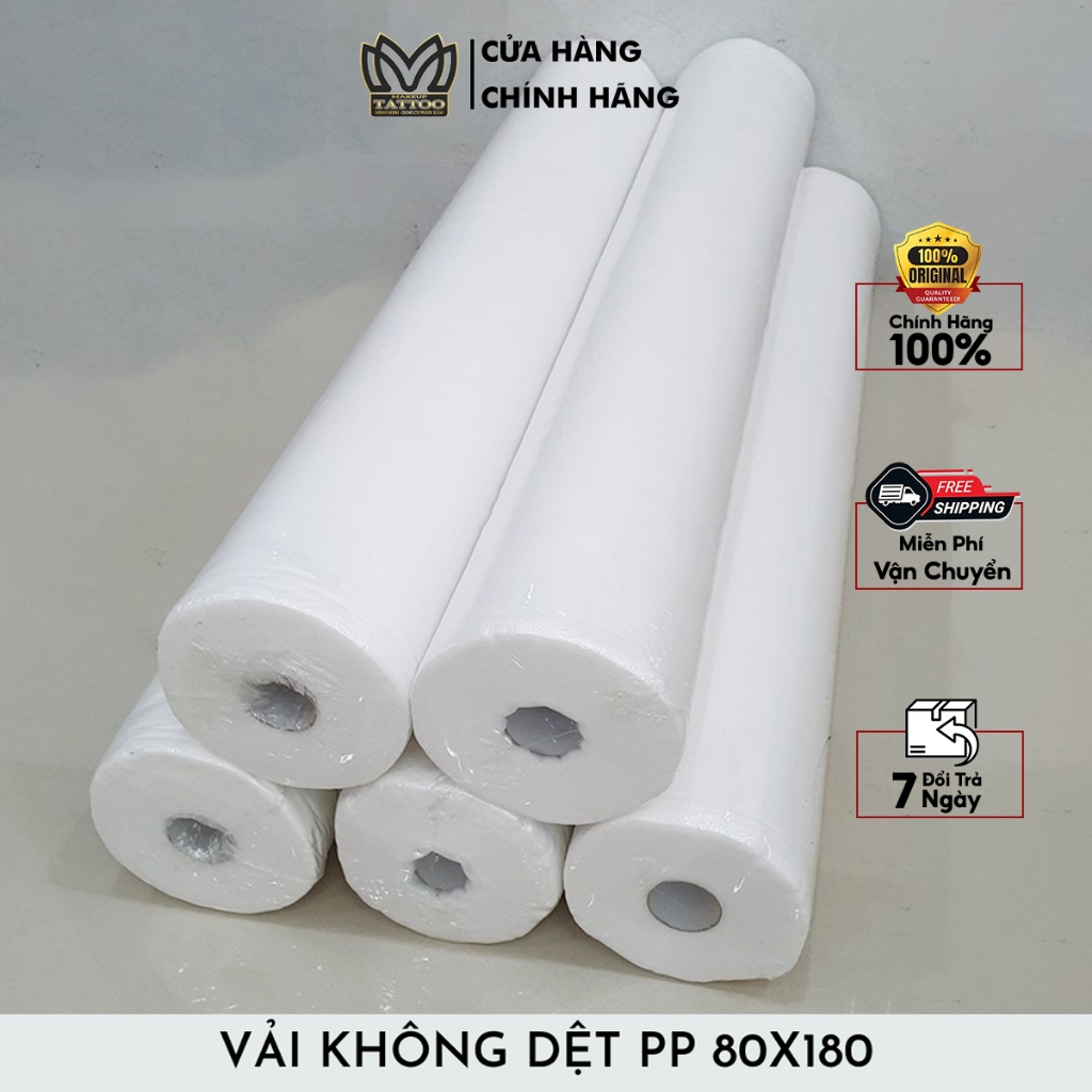 Cuộn vải không dệt trải lót giường dùng 1 lần trong Spa(50 tấm) 0,8 x 1,8m