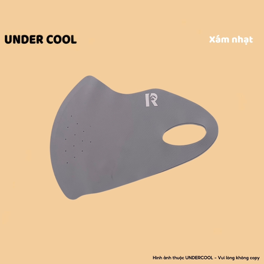 Combo 2 khẩu trang trẻ em 3-8 tuổi UNDERCOOL - chống tia UV nhẹ thoáng khí,logo đổi màu khi gặp ánh nắng KT13 CB02