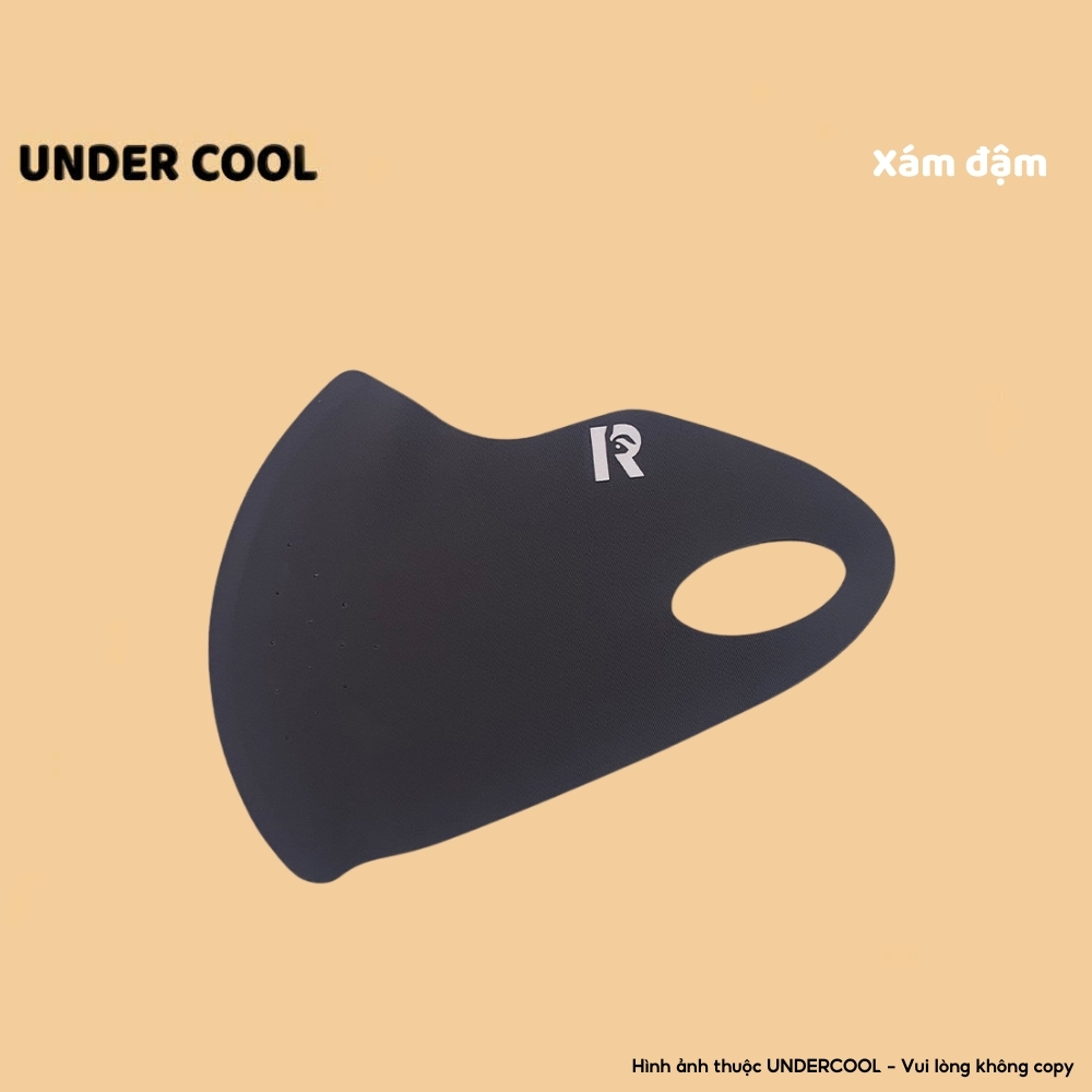 Combo 2 khẩu trang trẻ em 3-8 tuổi UNDERCOOL - chống tia UV nhẹ thoáng khí,logo đổi màu khi gặp ánh nắng KT13 CB02