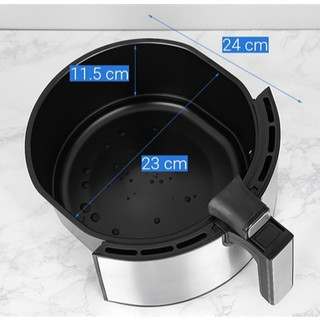 Sale-Nồi chiên không dầu Mishio MK-220 5 lít chính hãng trưng bày mới 99% Bảo hành 12 tháng
