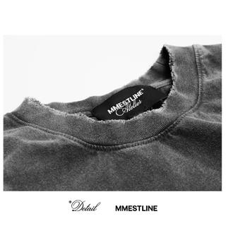 Áo thun MMESTLINE "Big Boxy Wash" form Boxy chất liệu Premium Cotton rách thủ công