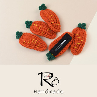Kẹp tóc cà rốt cho nữ và bé gái 5.5cm |Cặp tóc xinh |Shop Rô Handmade