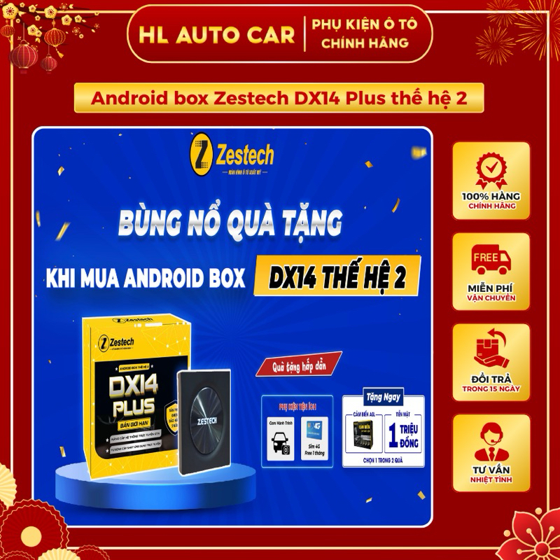 Android box Zestech DX14 Plus bản giới hạn 2025, Ram 8GB, Rom 128GB ...