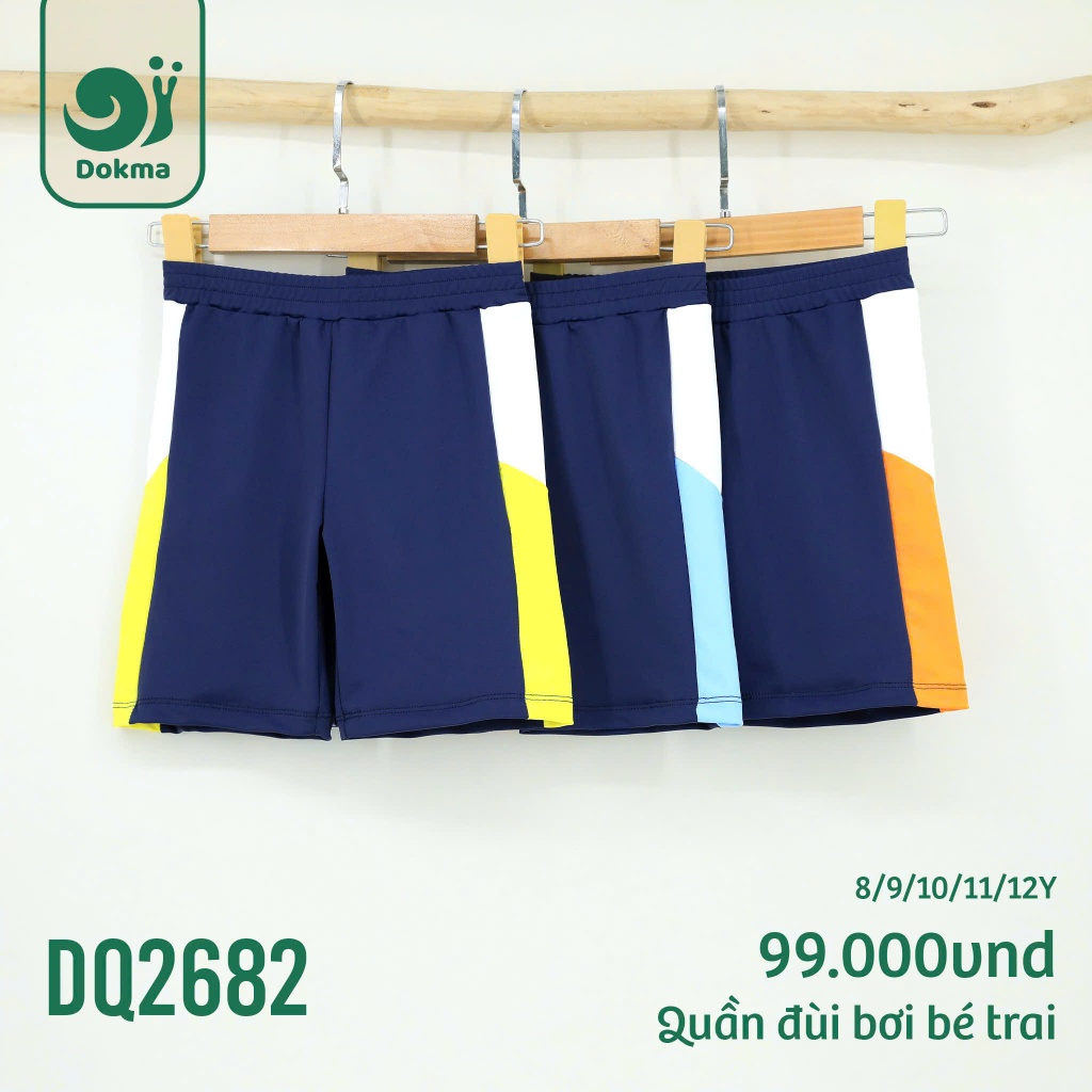 (11-35kg, 3-12Y) Quần Bơi Bé Trai Dokma In Hình Siêu Nhân DQ2682 DQ2683