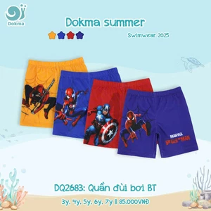 Quần Bơi Bé Trai Dokma In Hình Siêu Nhân DQ2682 DQ2683