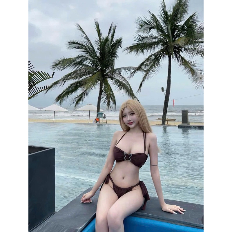 Bikini Tina set 2 món phối khoanh sang chảnh buom