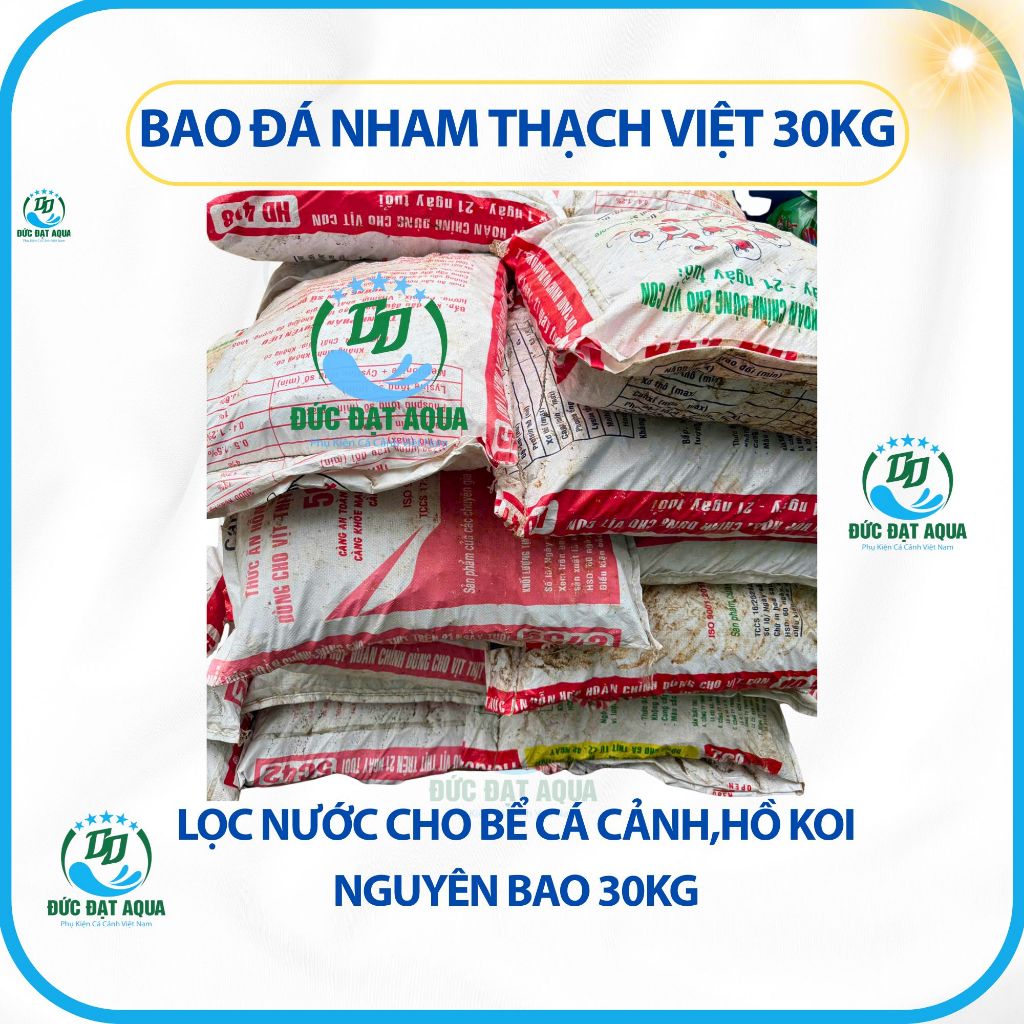 bao nham thạch việt 30kg lọc nước cho bể cá cảnh,hồ koi 4