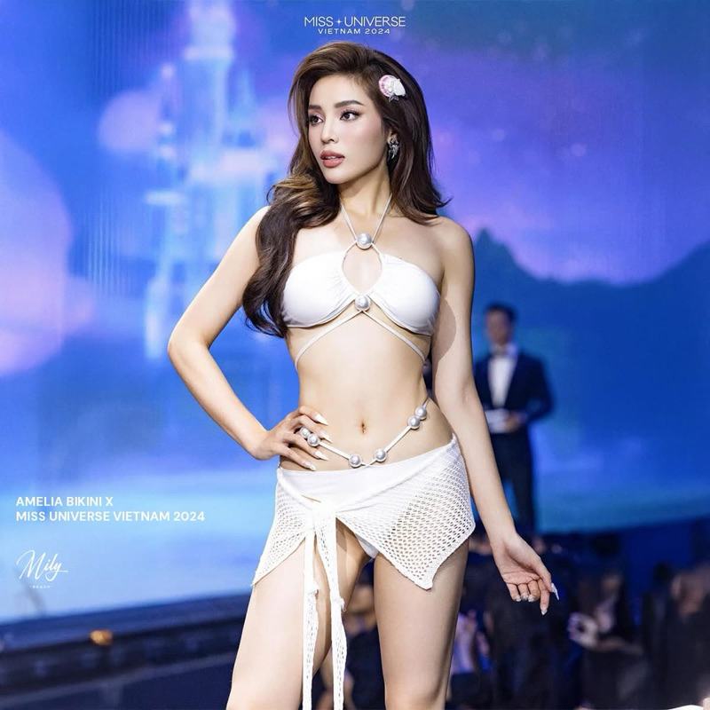Bikini Tina Set 2 mảnh phối Ngọc Trai Cột dây siêu Xinh