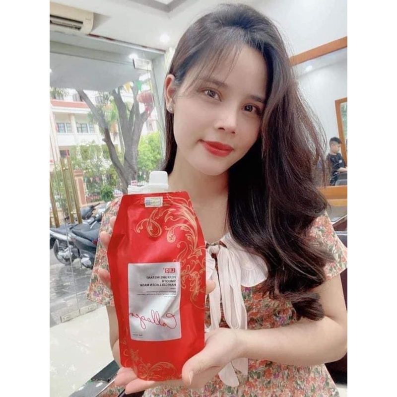 Hấp Leo Siêu Mềm Mượt,hấp phục hồi dành cho tóc khô sơ hư tổn. Hàng chính hãng túi 500ml