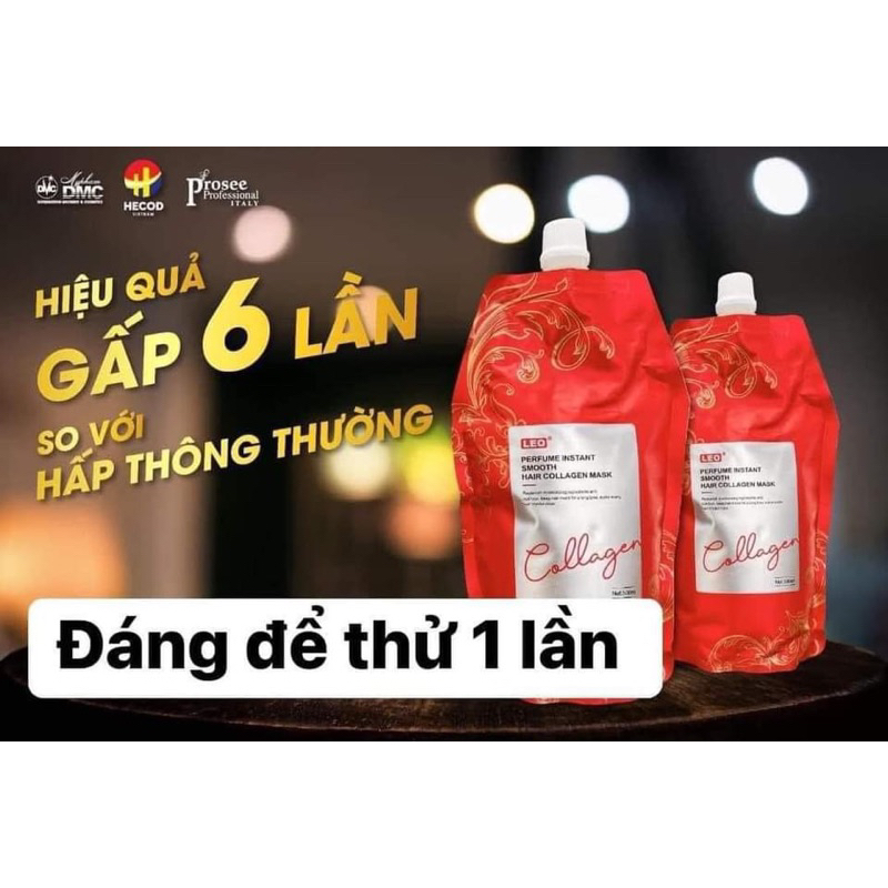 Hấp Leo Siêu Mềm Mượt,hấp phục hồi dành cho tóc khô sơ hư tổn. Hàng chính hãng túi 500ml