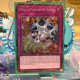 [ Bài Yugioh Chính Hãng ] Breakthrough Skill - RA04-EN202 - Platinum Secret Rare 1st Edition