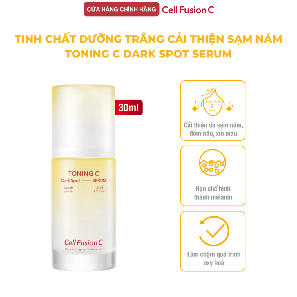 Ảnh Tinh Chất Dưỡng Trắng, Cải Thiện Sạm Nám Cell Fusion C Toning C Dark Spot Serum 30ML 2