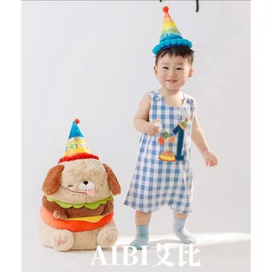 - QCCC- Body liền thân sinh nhật 1 tuổi cover Hàn Quốc cho bé trai bé gái , hàng quảng châu chất đẹp