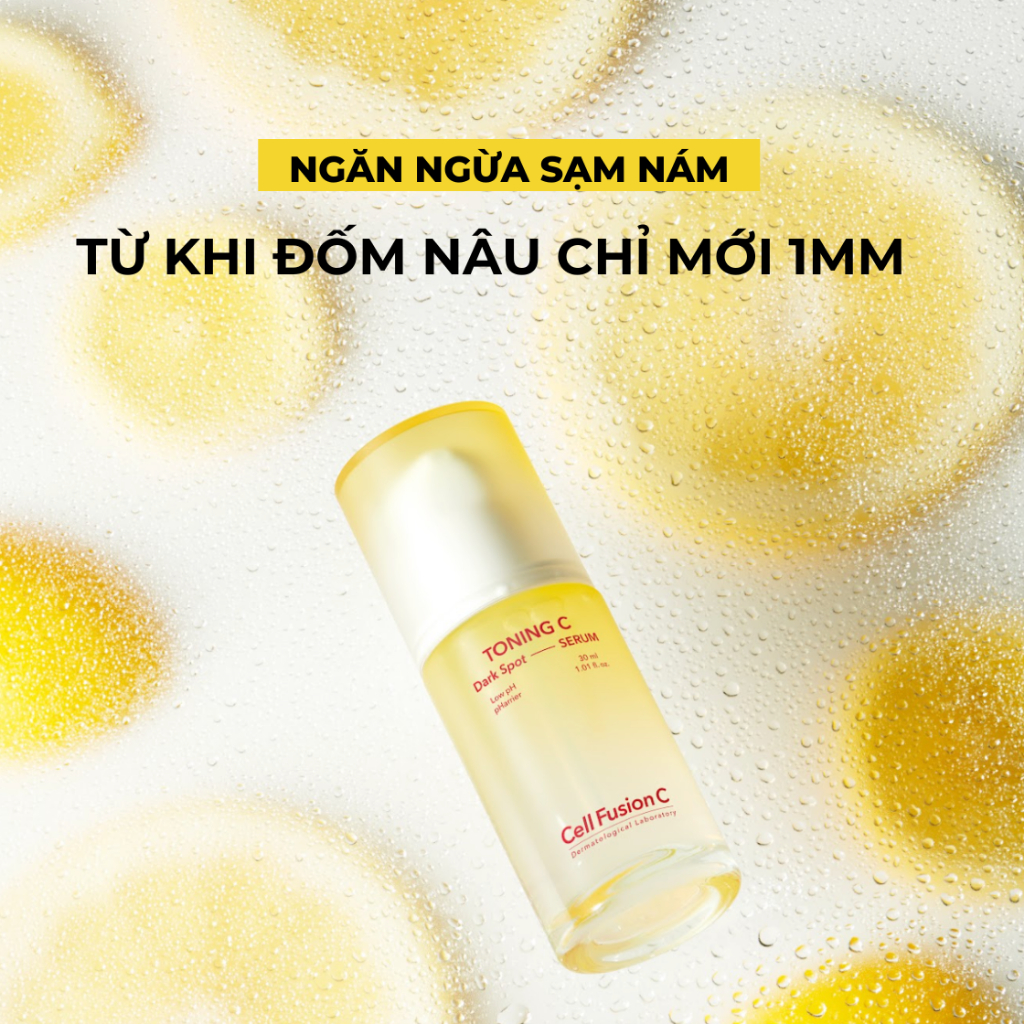 Ảnh Tinh Chất Dưỡng Trắng, Cải Thiện Sạm Nám Cell Fusion C Toning C Dark Spot Serum 30ML 3