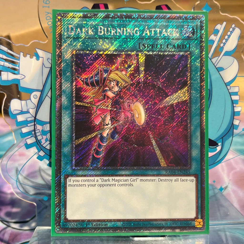 [ Bài Yugioh Chính Hãng ] Dark Burning Attack - RA04-EN245 - Platinum ...