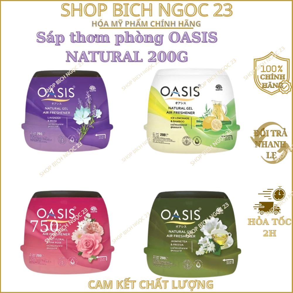 Sáp thơm phòng OASIS NATURAL 200G