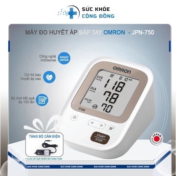 Máy đo huyết áp bắp tay Omron JPN600 , JPN750 ( Click Lấy quà )