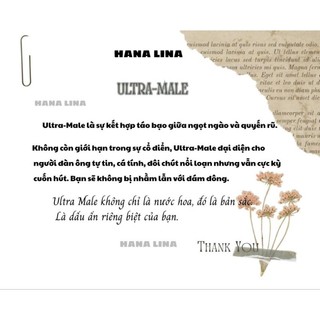 Nước hoa chiết 10ml thơm lâu Ultra Male hương thơm nam tính, phóng khoáng, sang trọng, mạnh mẽ Hana Lina