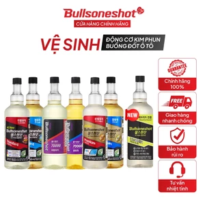Bullsoneshot 3 trong 1 Vệ Sinh Động Cơ Ô Tô – Sạch Kim Phun, Giảm Hao Xăng, Tăng Hiệu Suất – Hàng Hàn Quốc