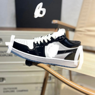 Giày thể thao bigsize nam nữ mùa hè cổ thấp màu đen bóng cao cấp hottrend 2025 , sneaker thời trang luxury big size 44