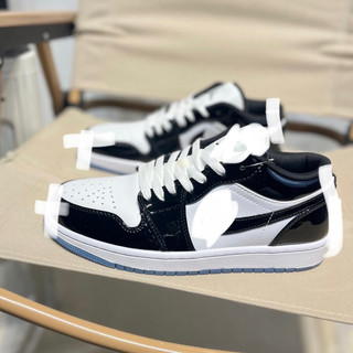 Giày thể thao bigsize nam nữ mùa hè cổ thấp màu đen bóng cao cấp hottrend 2025 , sneaker thời trang luxury big size 44