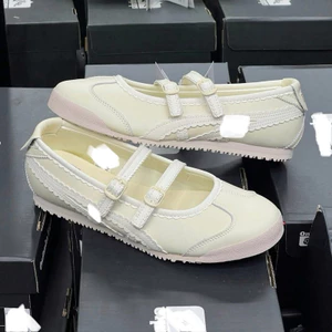 Giày búp bê quai dán slipon lười tiểu thư hè 2025 onit_suka màu trắng dễ thương , sneaker đế bệt cao cấp êm nhẹ