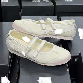 Giày búp bê quai dán slipon lười tiểu thư hè 2025 onit_suka màu trắng dễ thương , sneaker đế bệt cao cấp êm nhẹ