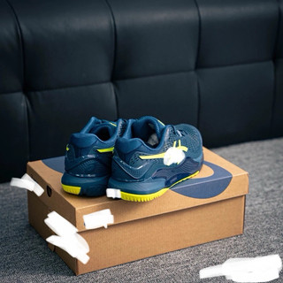 Giày thể thao bigsize nam chơi tenis pickleball asi màu xanh navy êm nhẹ , sneaker thời trang cổ thấp cao cấp mùa hè
