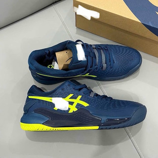 Giày thể thao bigsize nam chơi tenis pickleball asi màu xanh navy êm nhẹ , sneaker thời trang cổ thấp cao cấp mùa hè