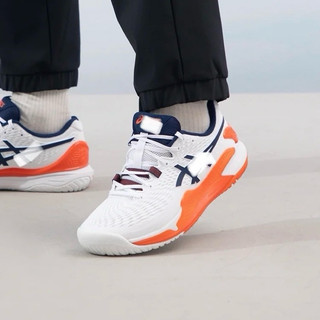 Giày thể thao tenis pickleball bigsize nam nữ cổ thấp mùa hè asi màu trắng cam êm nhẹ , sneaker thời trang big size