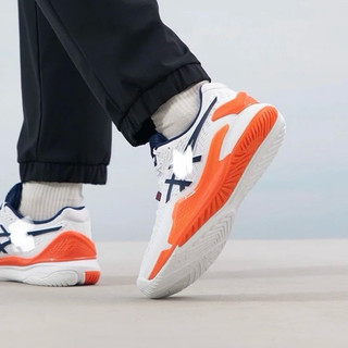 Giày thể thao tenis pickleball bigsize nam nữ cổ thấp mùa hè asi màu trắng cam êm nhẹ , sneaker thời trang big size