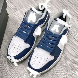 Giày thể thao bigsize nam nữ cổ thấp đế bằng màu xanh navy cao cấp , sneaker thời trang mùa hè big size bản best