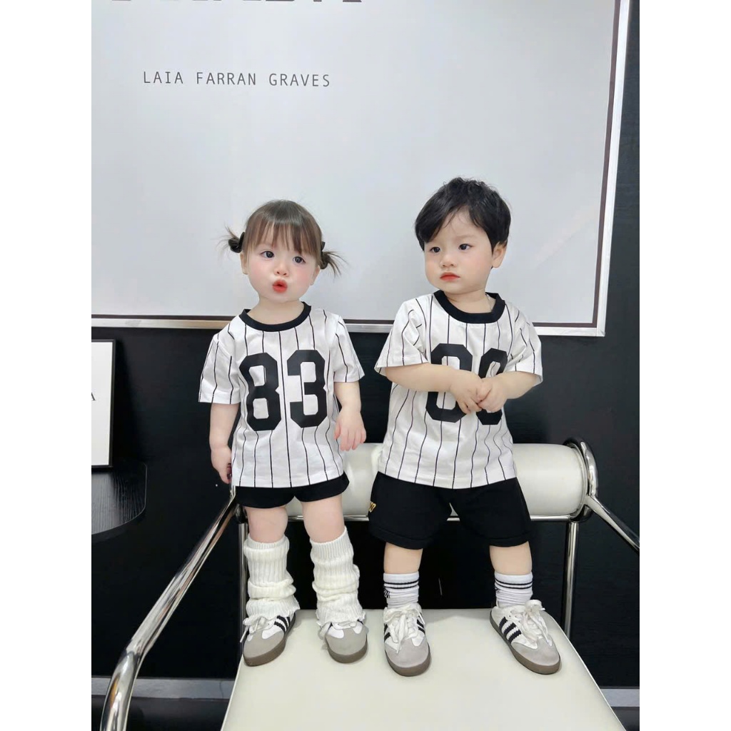 bộ đồ thể thao cho bé trai bé giá 8-20kg chất cotton mềm mịn