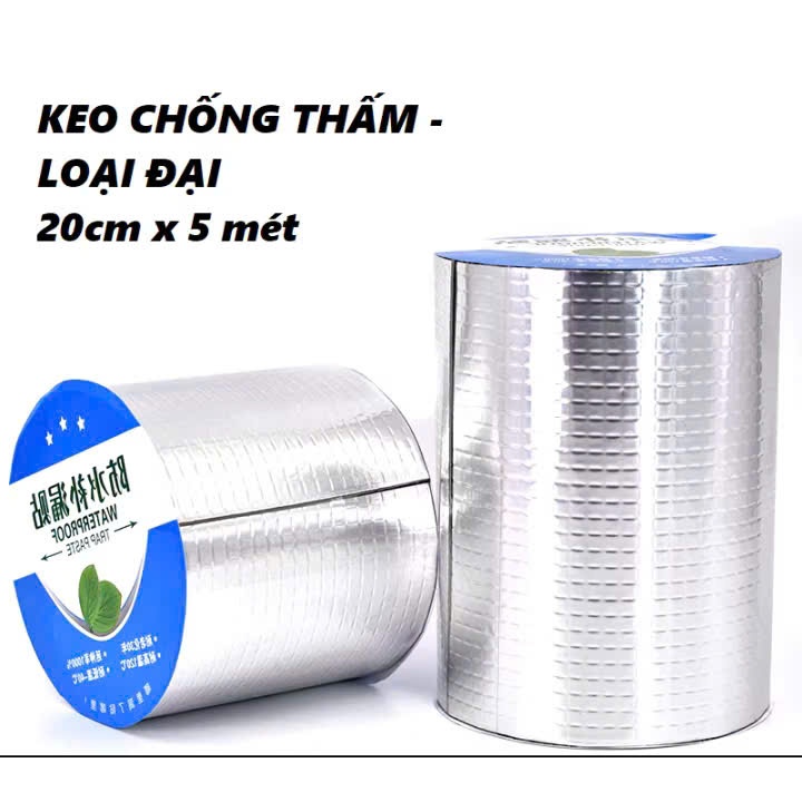 Băng Keo Chống Thấm 5m,Miếng Dán Chống Thấm Nước Hiệu Quả - BĂNG DÍNH CHỐNG DỘT ĐA NĂNG CHO MÁI TÔN VÀ ỐNG NƯỚC