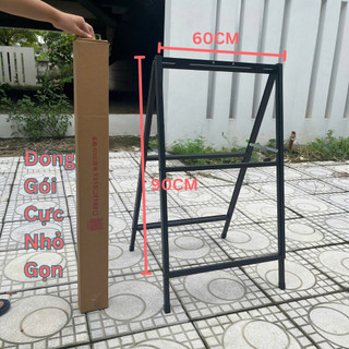 [HỖ TRỢ THIẾT KẾ] Standee Khung Sắt Chữ A Ngoài Trời, Standee Đứng chịu gió giá rẻ , kích thước 60x90cm