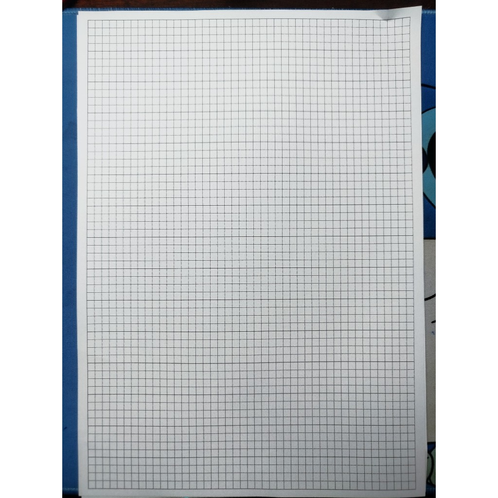 51 Tờ giấy luyện chữ đẹp. 4 Ô LI - Ô LỚN - giấy A4 100gsm- In 2 mặt