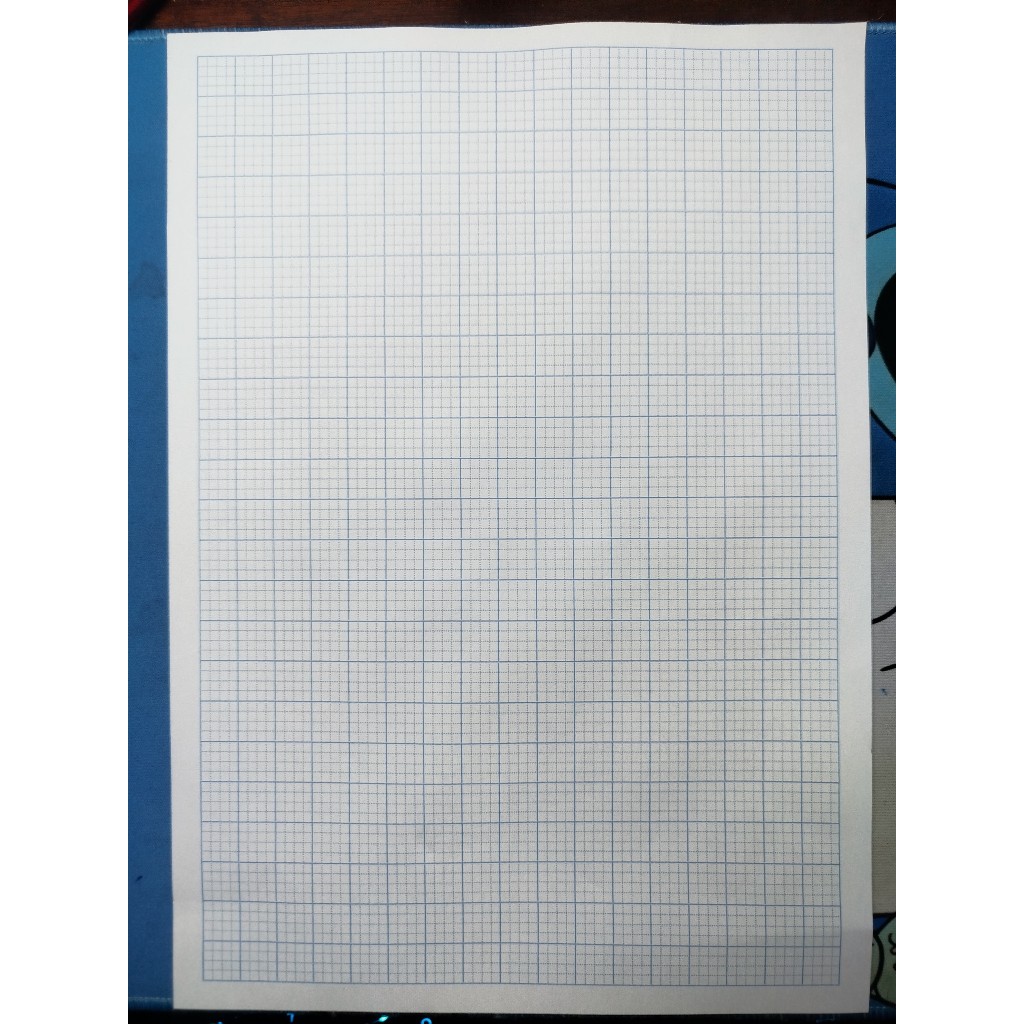 51 Tờ giấy luyện chữ đẹp. 4 Ô LI - Ô NHỎ - giấy A4 100gsm  - In 2 mặt