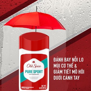 Sáp khử mùi Old Spice Antiperspirant/Deodorant High Endurance (85g)