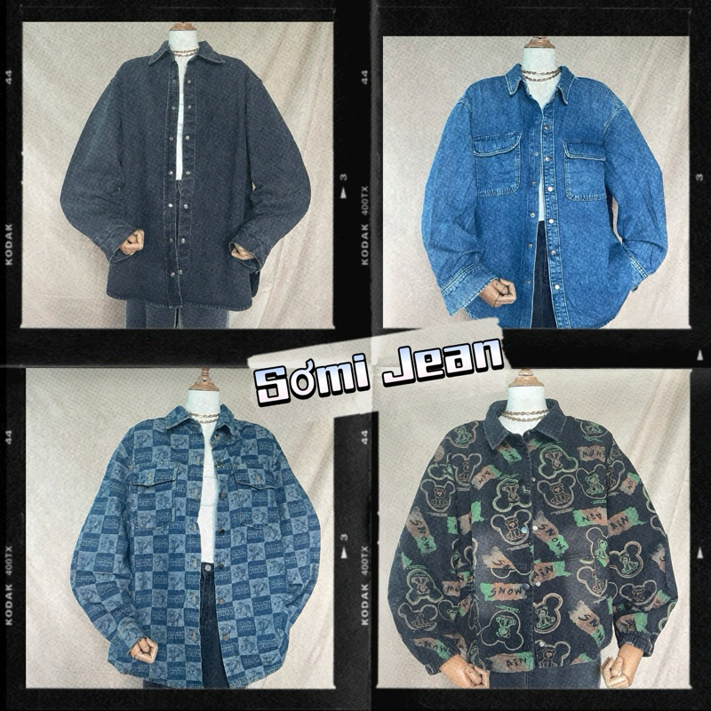[2HAND] Sơmi jean 2hand, Áo sơmi bò si nam nữ | Shopee Việt Nam